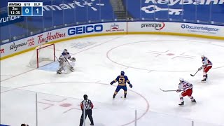 Jeff Skinner Gets a Breakaway with No Stick!