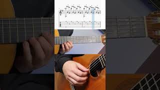 Spanish Romance - guitar tab and sheet music #shorts