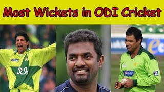 Most Wickets in ODI Cricket | Best Bowlers in ODI Cricket | Variety Creator | Abdullah Munir