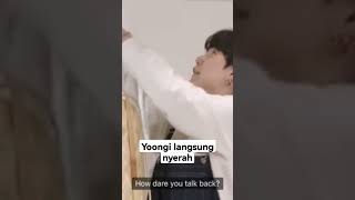 Yoongi langsung nyerah ngakak!! #bts #jin #jhope #rm #suga #jimin #jungkook #taehyung