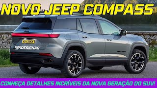 COMPASS 2026 - CONHEÇA DETALHES DA NOVA GERAÇÃO DO SUV DA JEEP QUE CHEGA EM BREVE AO BRASIL