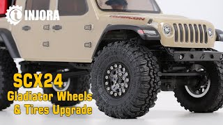 SCX24 gladiator wheels and tires upgrade