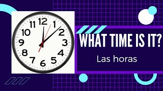 CÓMO DECIR LA HORA EN INGLÉS || HOW TO TELL THE TIME IN ENGLISH ⏲ #Tellthetime #Horas