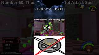 165 Things you didn't know about Kingdom Hearts 60/165 Thunder Is The Best #kingdomhearts #gaming