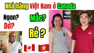 Nhà hàng Việt Nam ở Ca Na Đa | #tranpinnockfamily