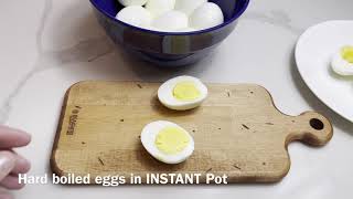 How to make Hard Boiled Eggs in Instant Pot. Perfect every time