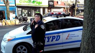 NYPD traffic cop wrote false ticket and covers badge to hide from persecution