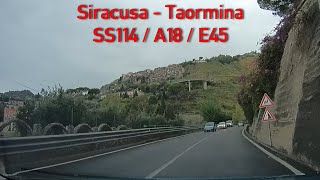 SS114/RA15/A18 Siracusa - Catania - Taormina