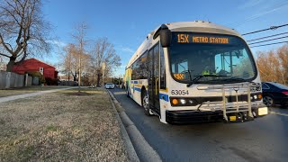 NEW!!! Prince George’s County The Bus 2021  Proterra ZX5 35ft 63054 on Route 15X Express