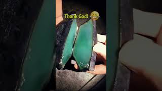 Man‘s father left a stone after passed away, and finally... #jadeite #jadestone #gemstone #funny