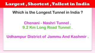 Largest , Shortest , Tallest in INDIA || #studywithme #mathematics #olympiad