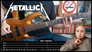 METALLICA - Am I evil 👿 (BASS TABS) [lyrics + PDF] *INCOMPLETA*