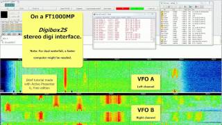 MixW Dual Channel Dual VFO A B SO2V (pseudo SO2R) split