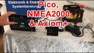 PICO Batteriemonitor in NMEA2000 übersetzt für den Raymarine Axiom+