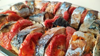 Ароматная скумбрия, запеченная с овощами / Roasted Mackerel with Vegetables