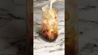 aesthetic iced coffee  #ASMR #Shorts