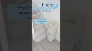 What do we offer at Higher Elevation ltd? #stairlifts