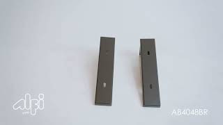 ALFI brand AB4048BR Wall Mount Installation Brackets for Concrete Sink ABCO40R and ABCO48R