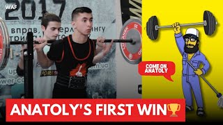 ANATOLY GYM PRANK won on the first try in powerlifting competition