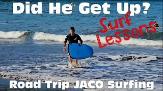 Jaco Surfing Costa Rica (Beginner) Road Trip w/ My Son