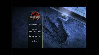 The Lost World Jurassic Park Adventure Pack  DVD Menu Walk through