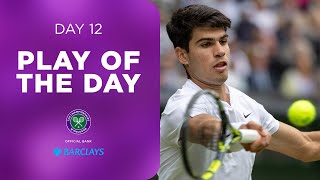 Carlos Alcaraz's 27-shot stunner | Play of the Day presented by Barclays