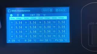 Bluetti AC300/AC500  Hidden Battery Management (BMS) screen