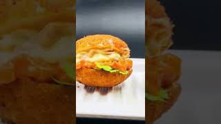 Fried bun with Chicken dynamite |#shorts