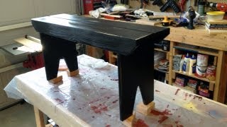 Project - How to build a 5-board bench