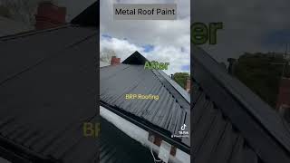 Metal Roof Paint/ Restoration #roofing , #roof , #construction , #roofingcontractor , #roofer