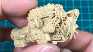 BUILD M1240A M-ATV US MRAP by RYEFIELD MODEL (part2-engine block & radiator)