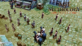 Playing Titan Difficulty - Age Of Mythology Retold: New Atlantis Campaign - Greeting from Greece