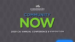 CAI Annual Conference & Exposition: Community NOW