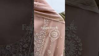 Gorgeous Lucknowi Chikankari hand embroidered kurti Dupatta set crafted on pure soft mul