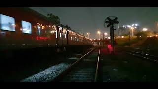 Bangalore Rajdhani Express joining main line of Delhi-chennai Trunk route and accelerate quikly