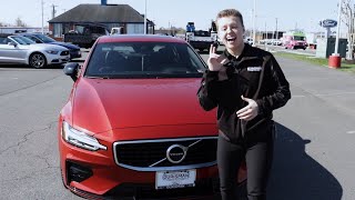 2019 Volvo S60 T5 R-Design | Walkaround w/ Emily