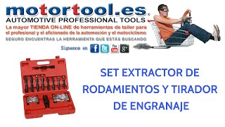 Set extractor de rodamientos y tirador de engranaje