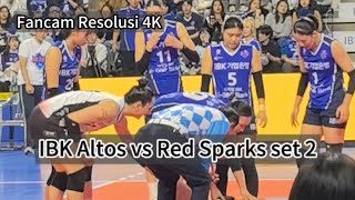 Fancam IBK Altos vs Red Sparks set 2