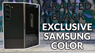 Crafted Black Galaxy Z Fold 6 Exclusive Samsung Color + Best Case