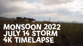 4K Arizona Monsoon 2022 Timelapse