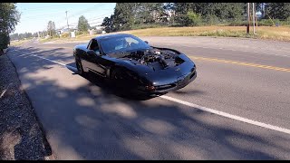 Wide Open 1 2 3 Flyby LSA Supercharger on a C5 Corvette