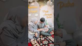 Bikin Paling Romantis Diacara Aqiqah Malik🤍✨🫶🏼 #mumukdaneno #babymalik