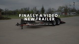 Finally A Video! - Ambro's Update | New Trailer & Landscaping Installs