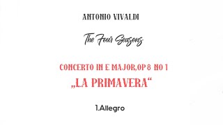 A.Vivaldi FOUR SEASONS,Concerto No.1 in E Major Op.8 SPRING/accompaniment 1. Allegro