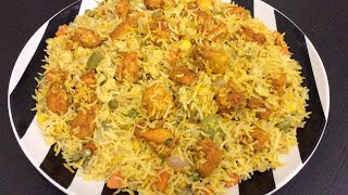 CHICKEN TIKKA FRIED RICE ❗DELICIOUS RESTAURANT STYLE TIKKA VEGETABLE FRIED RICE  BY RUSTIC FLAVOURS😍