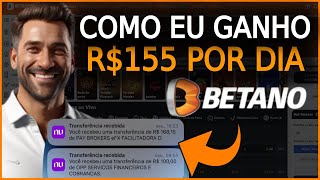 BETANO Como Eu Ganho R$155,00 Por Dia na Betano Mesmo Sendo Iniciante - Modo Fácil