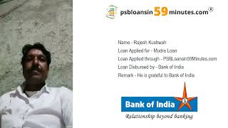 Satisfied Customer of Mudra Loan - PSBLoansin59Minutes