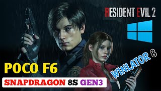 Winlator 8 Test Resident Evil 2 | Poco F6 SD 8s Gen3 | Dxvk, Turnip, Box64 🔥🔥🔥