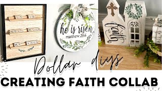 5  #creatingfaithdiycollab / dollar DIYs 🌸✝️🌸