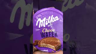 MILKA CHOCO WAFER #shorts #short #milka #choco #wafer #milkachocolate #chocolate #wafers #chocolates